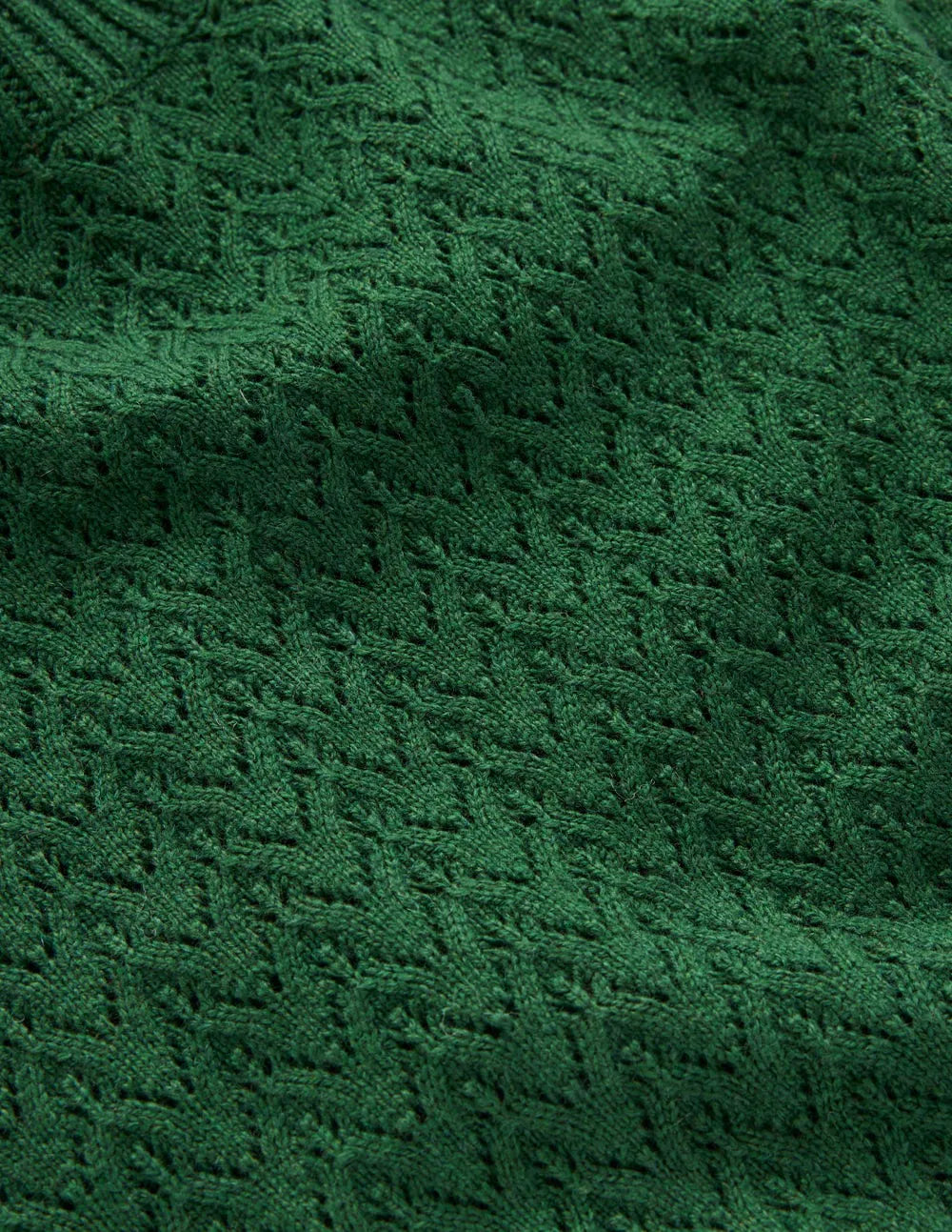 Diane Pointelle Sweater-Hunter Green