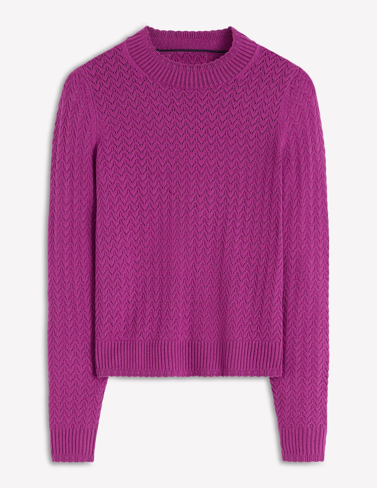 Diane Pointelle Sweater-Regal Purple