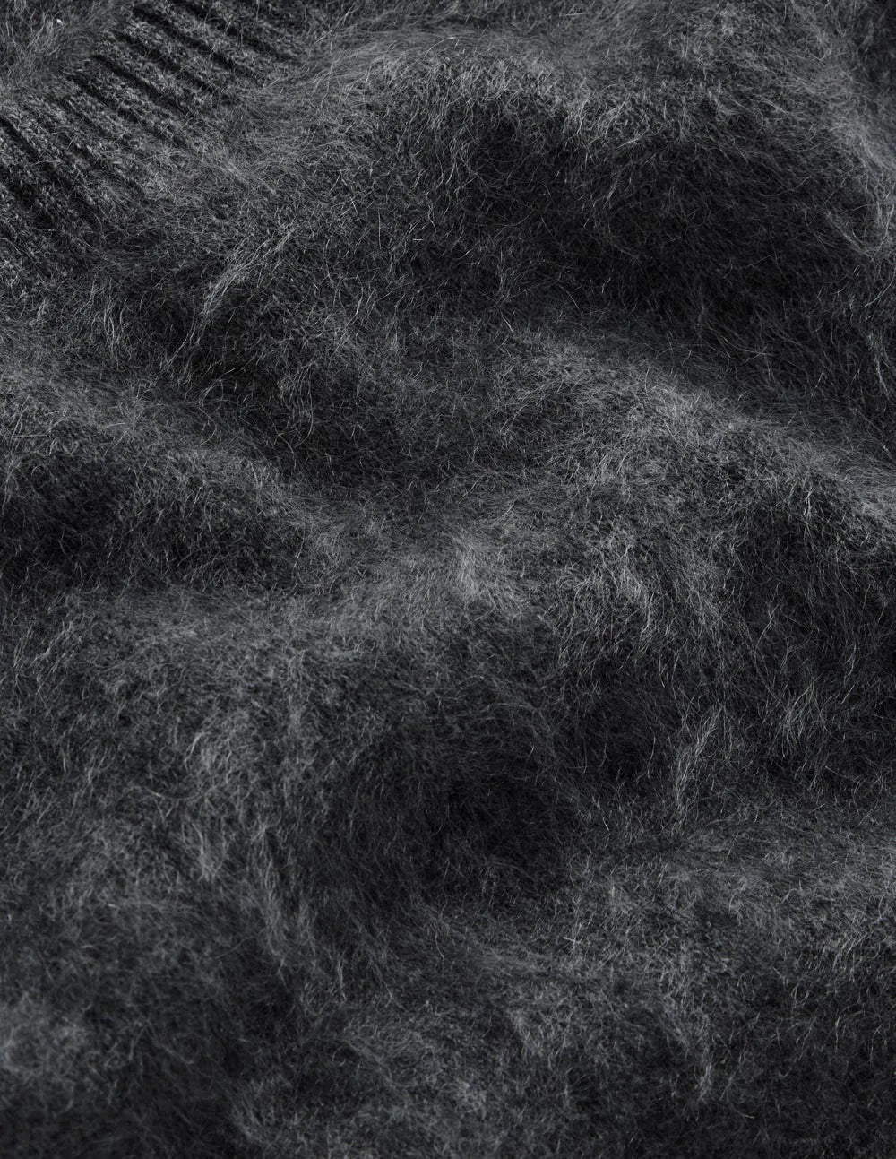 Kat Brushed Cashmere Sweater-Slate Grey