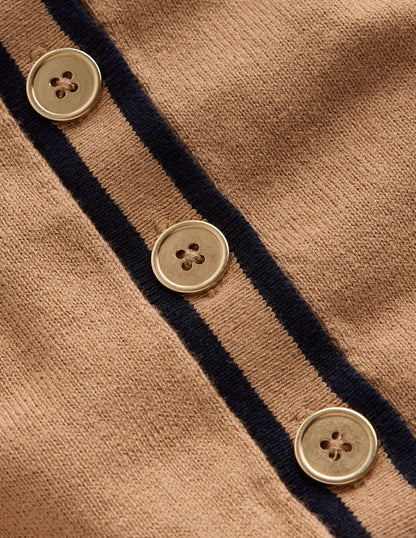 Liz Henley Sweater-Fall Leaf Brown