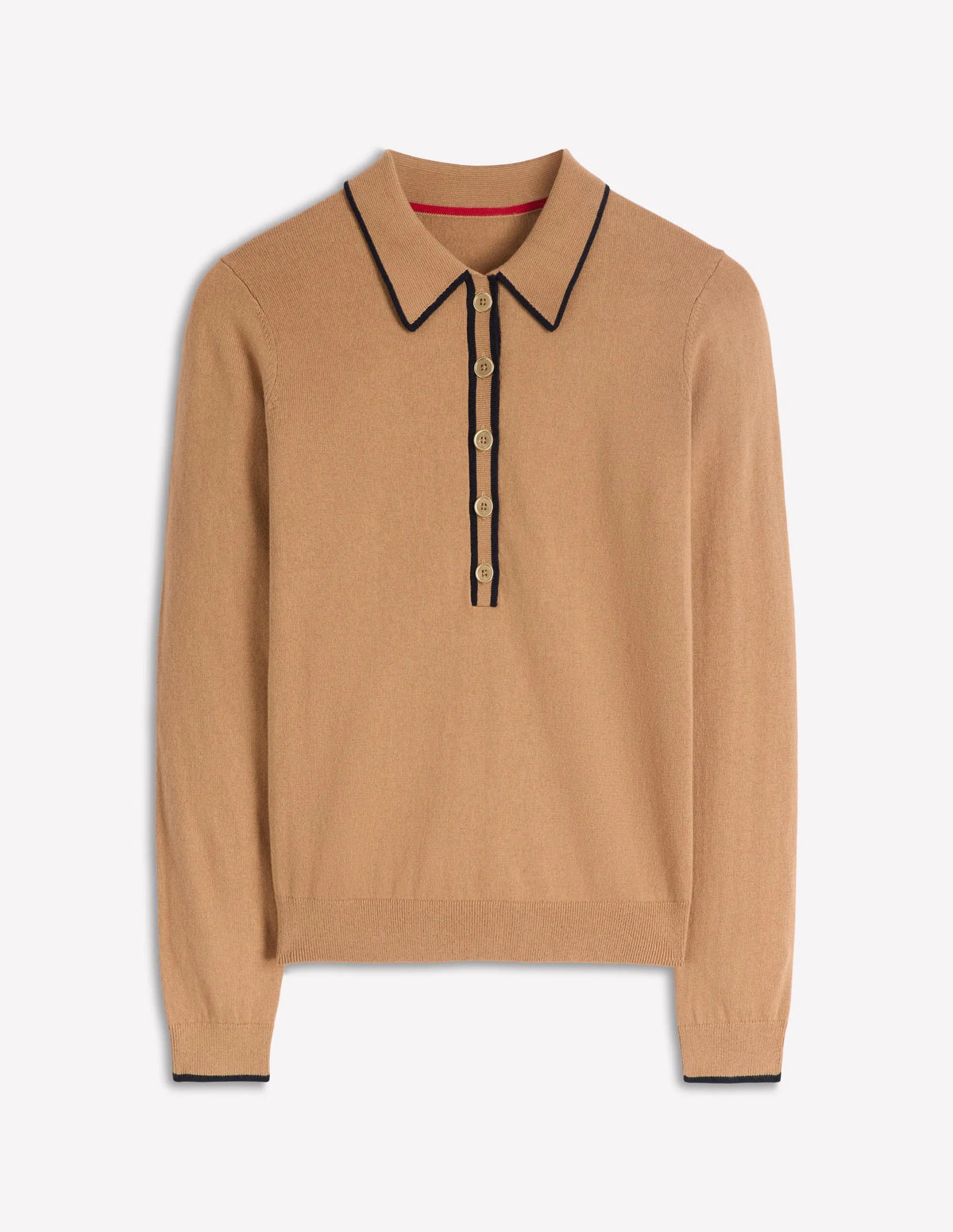Liz Henley Sweater-Fall Leaf Brown