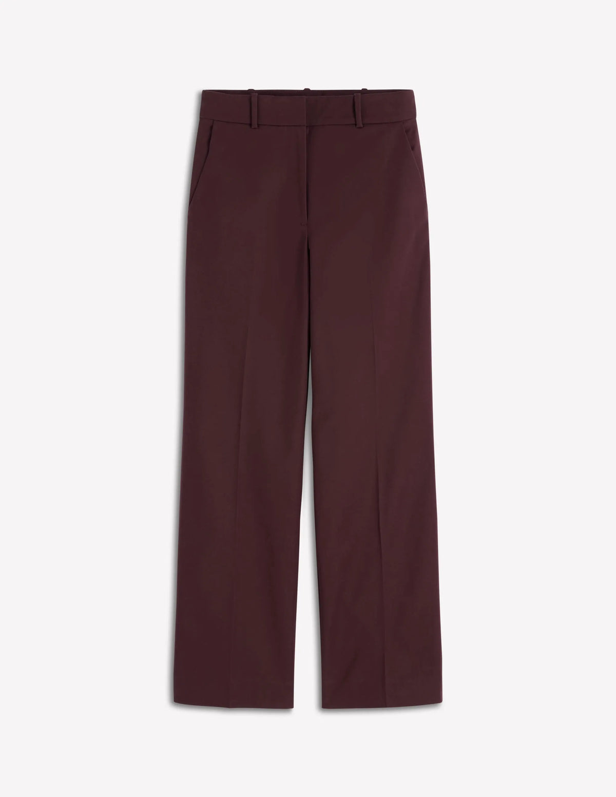 Canonbury Cotton 7/8 Pants-Deep Aubergine