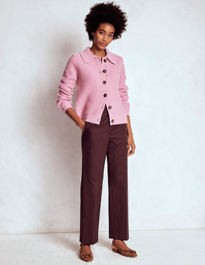 Canonbury Cotton 7/8 Pants-Deep Aubergine