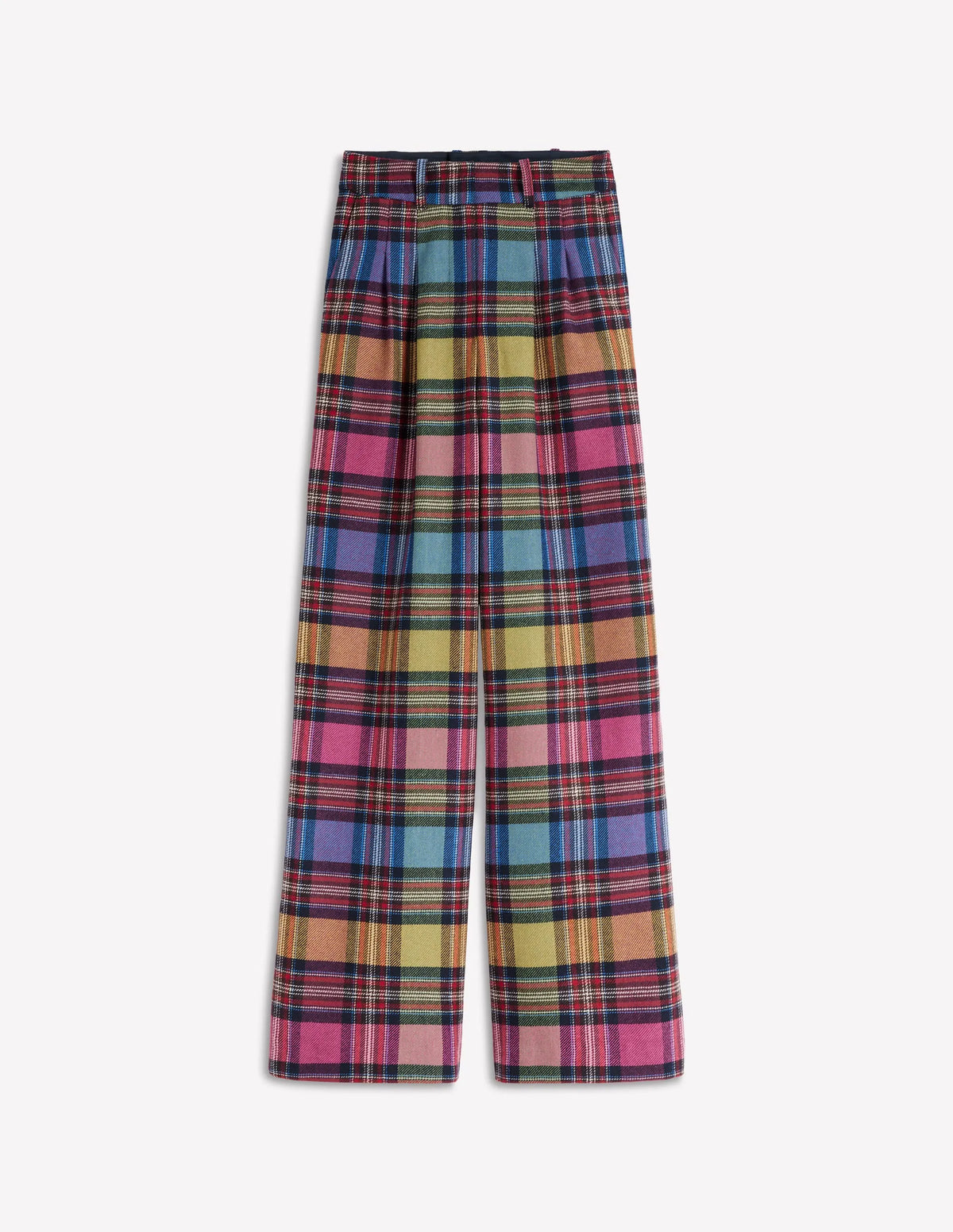 Kensington Tailored Pants-Multi Blanket Check