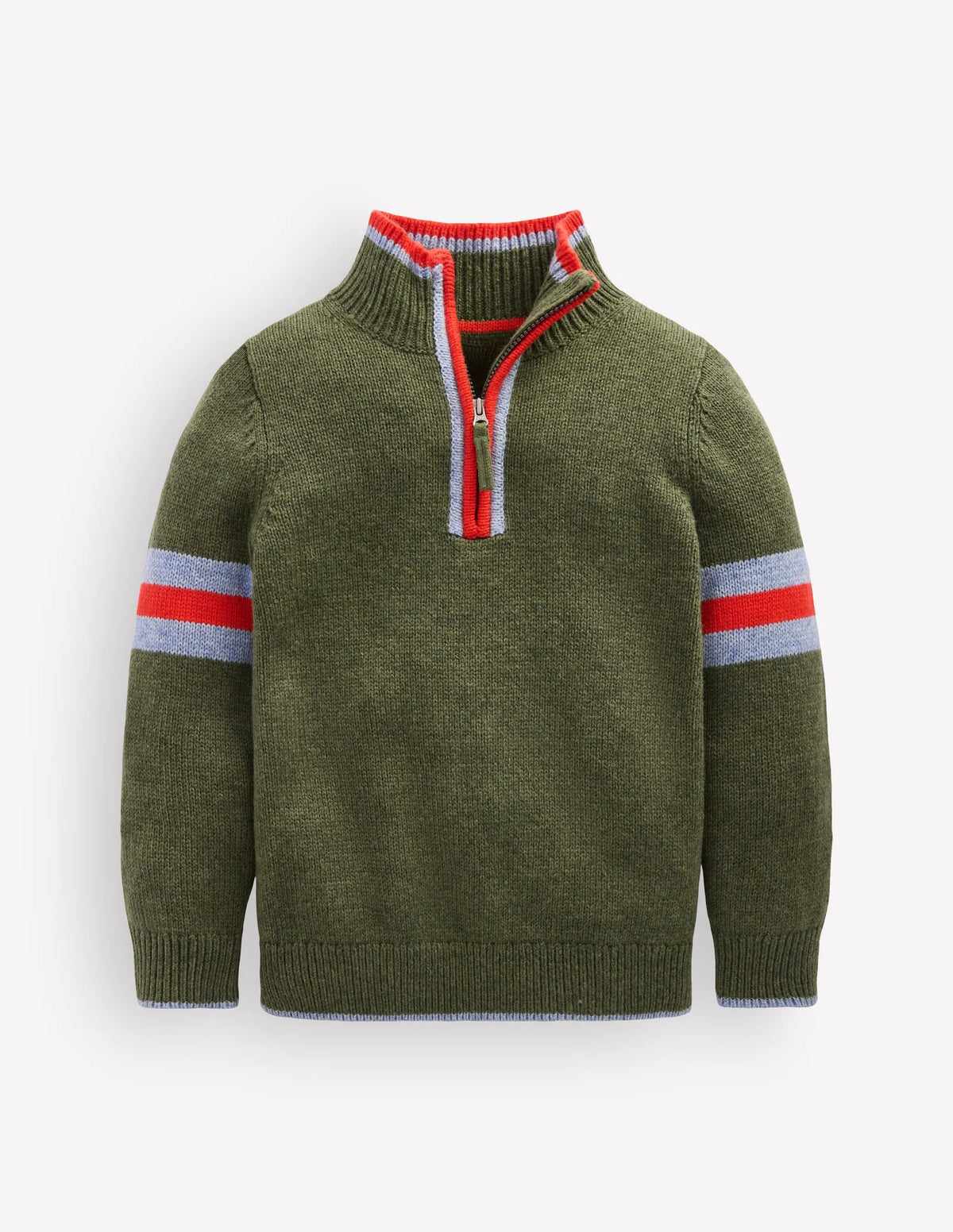Heritage Half-Zip Sweater-Chive Marl
