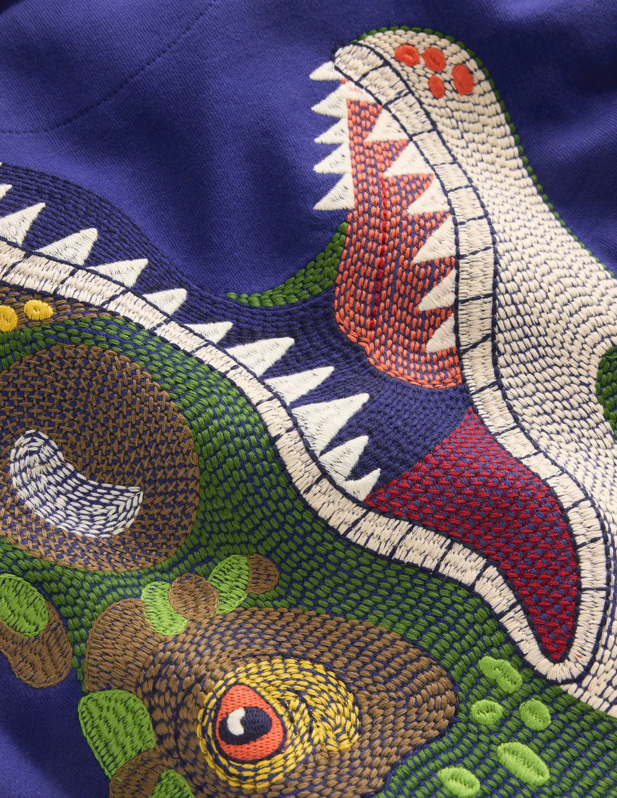 Superstitch Hoodie-Blue Dino