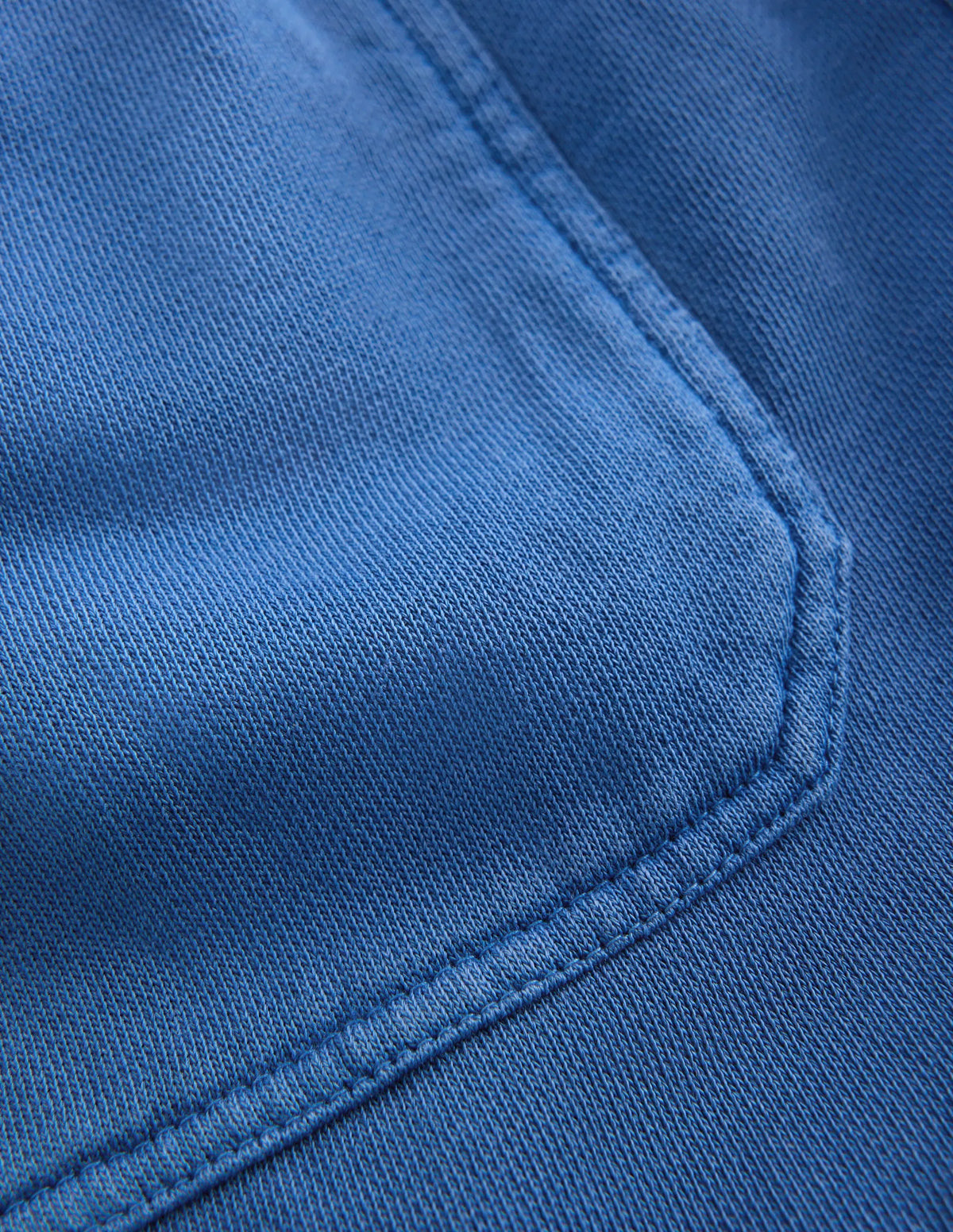 Garment Dye Sweatpants-Denim Blue