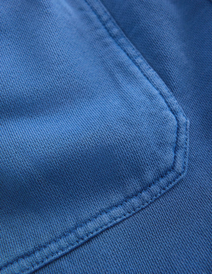 Garment Dye Sweatpants-Denim Blue