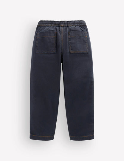 Easy Straight Pants-Parisian Night