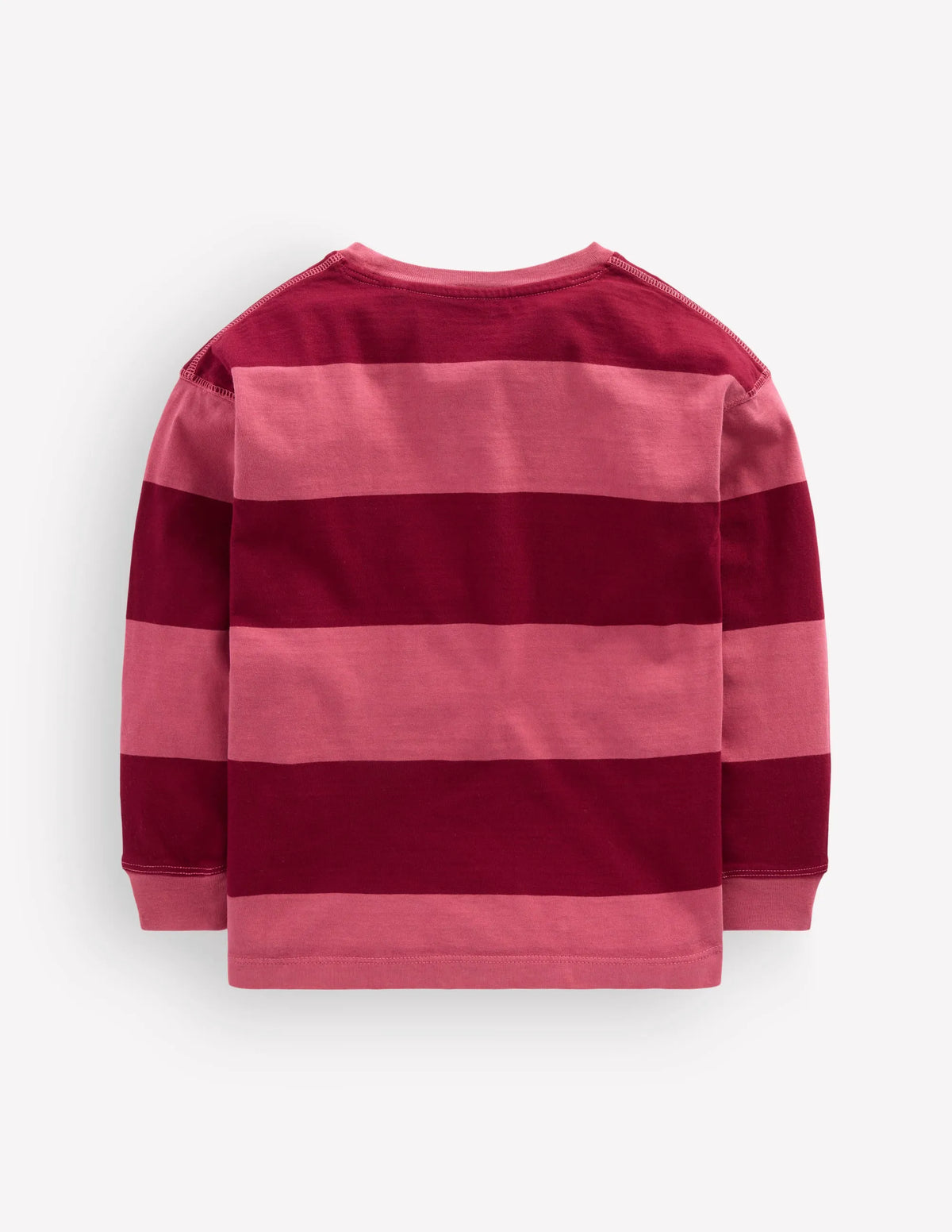 Long Sleeve Garment Dye Tee-Winter Blush / Ruby Red