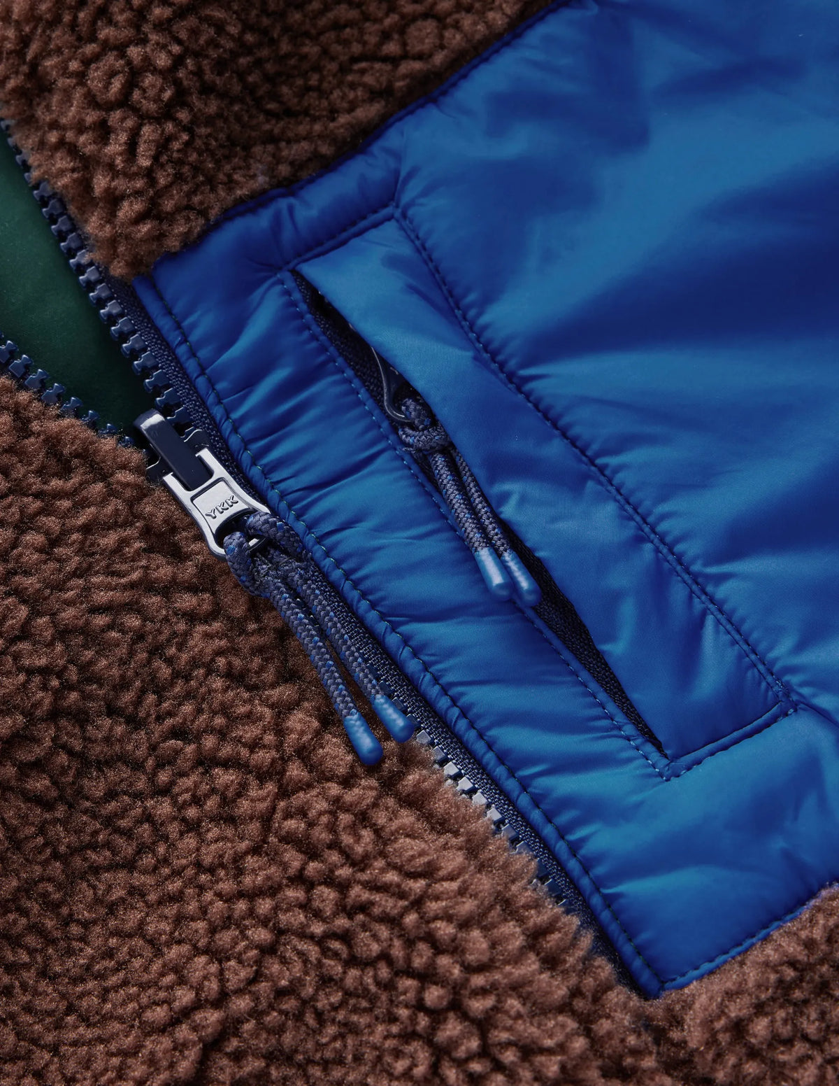Reversible Borg Bomber-Malachite Green/Raw Umber