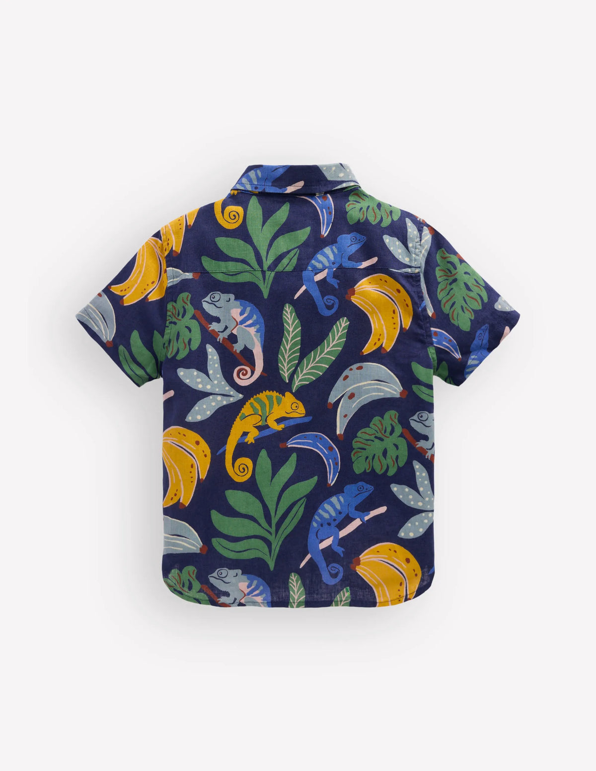 Cotton Linen Shirt-Multi Chameleon