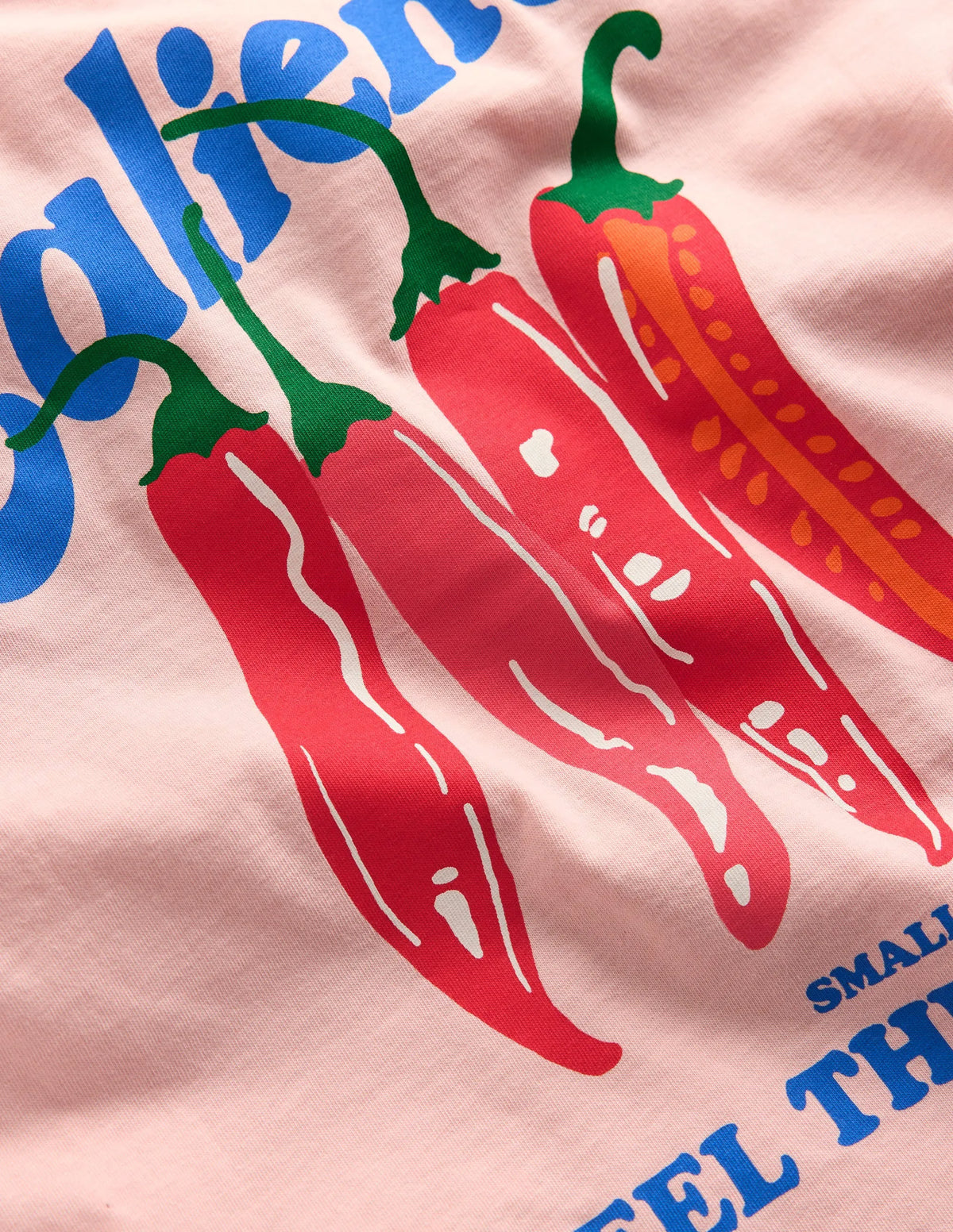 Front & Back Graphic T-shirt-Vintage Pink Chillis