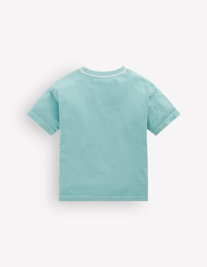 Relaxed Graphic T-shirt-Nile Blue Surf