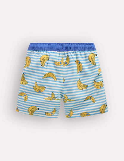 Swim Shorts-Multi Banana Stripe