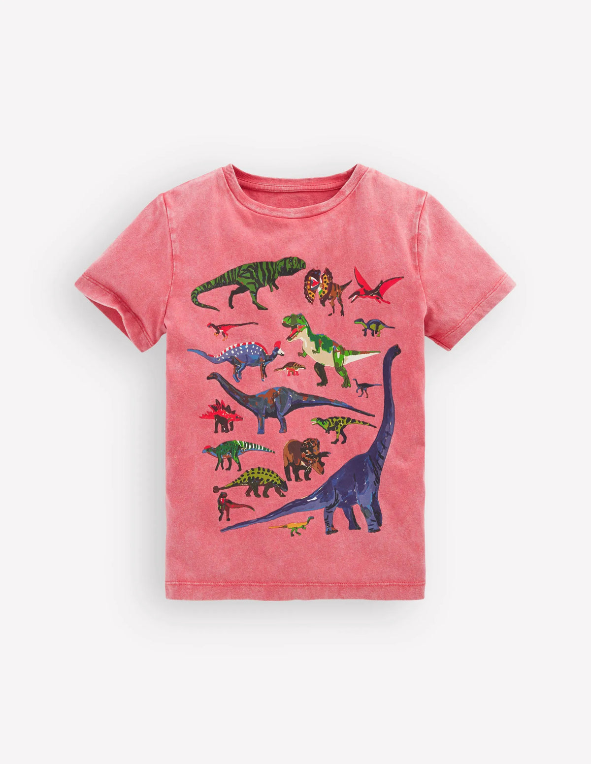 Educational T-shirt-Red Dino