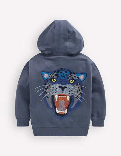 Superstitch Hoodie-vintage indigo