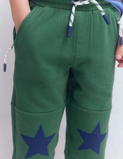 Warrior Knee Joggers-Blue Spruce Star Knee
