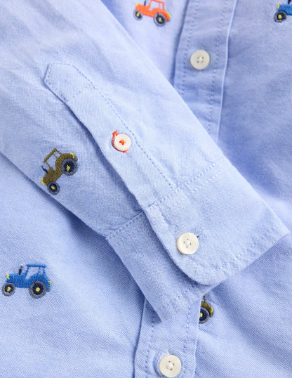 Embroidered Shirt-Oxford Tractors