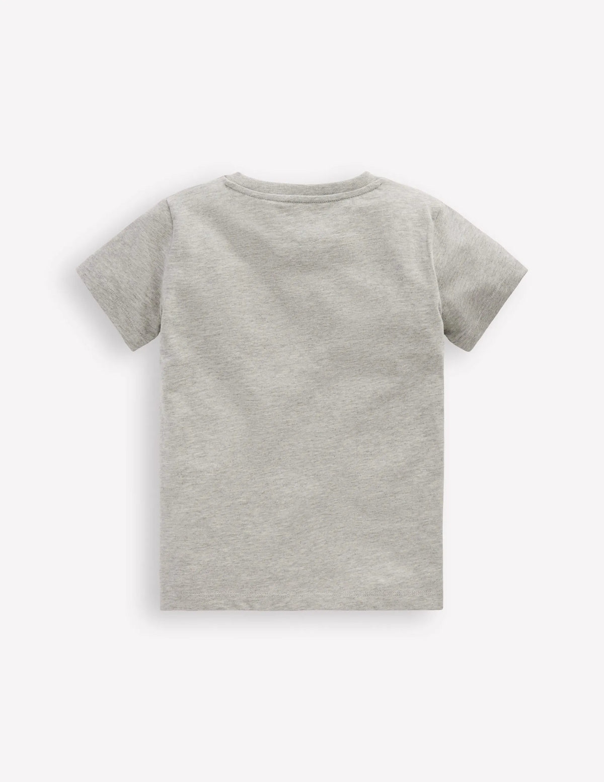 Short Sleeve Graphic T-shirt-Grey Marl Dinos