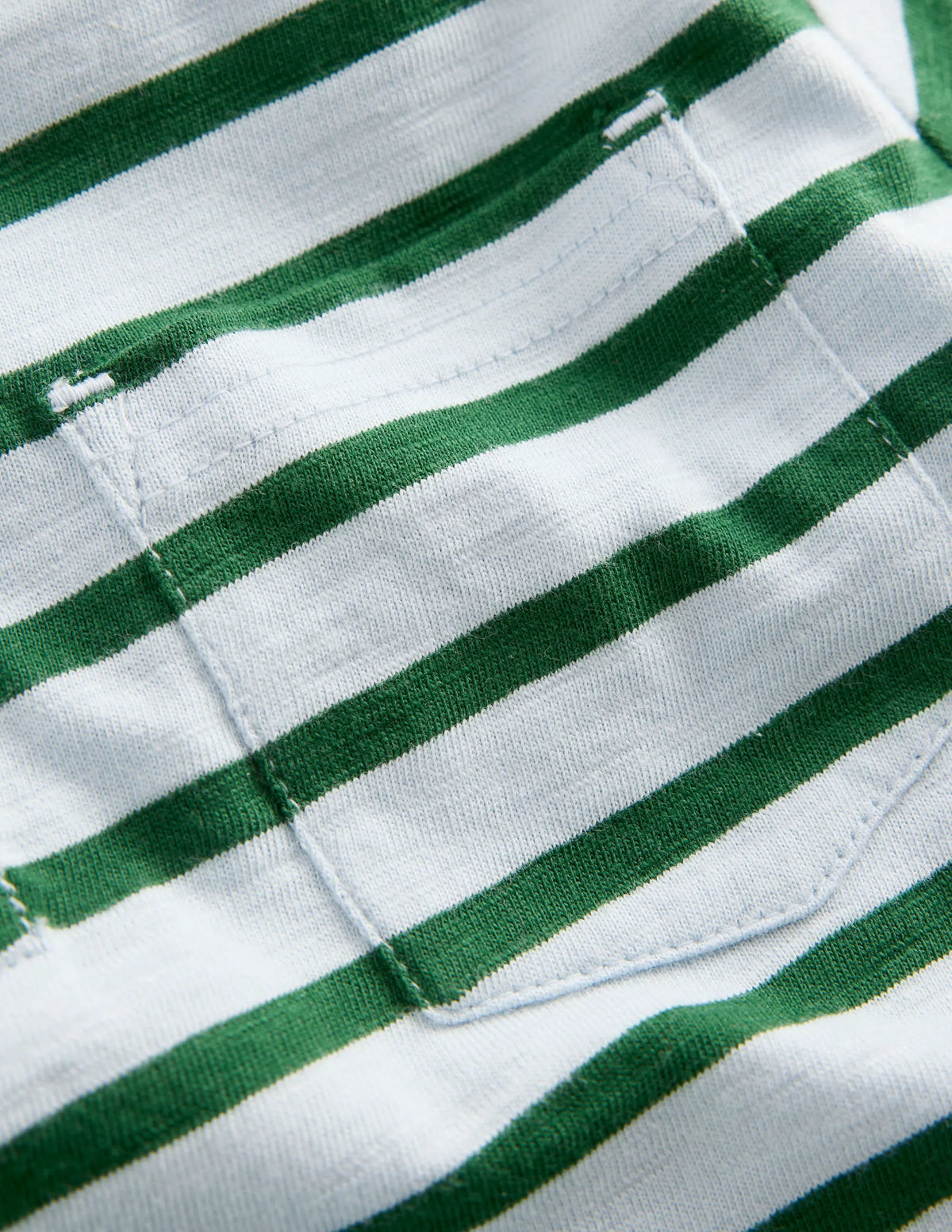 Slub Polo Shirt-Misty Blue/ Pine Green