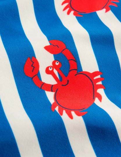 Swim Trunks-Soft Ivory Crab