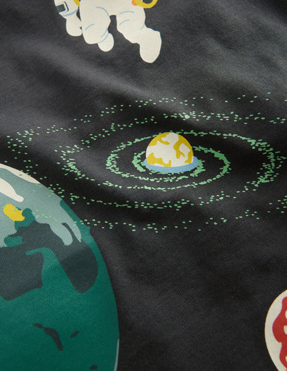 Short Sleeve Glow T-shirt-Phantom Space