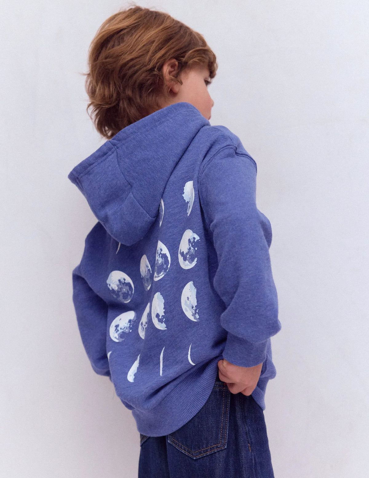 Front and Back Hoodie-Moon Phases