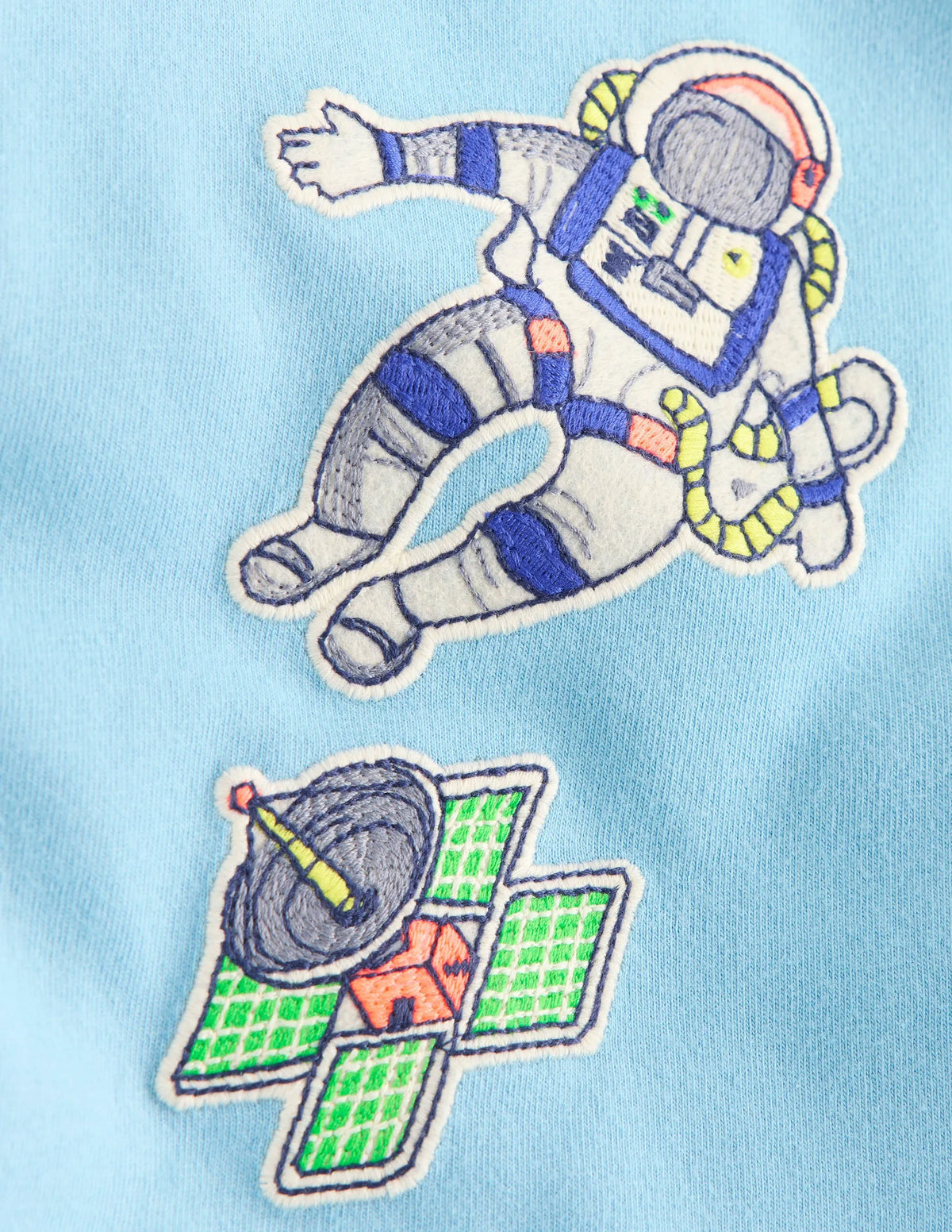 Short Sleeve Badge T-shirt-GLACIER LAKE Outer Space