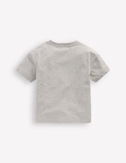 Relaxed Graphic T-shirt-Mountains