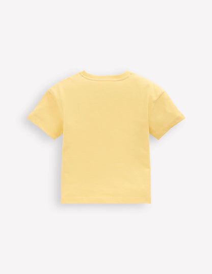 Relaxed Graphic T-shirt-Washed Yellow Skateboards
