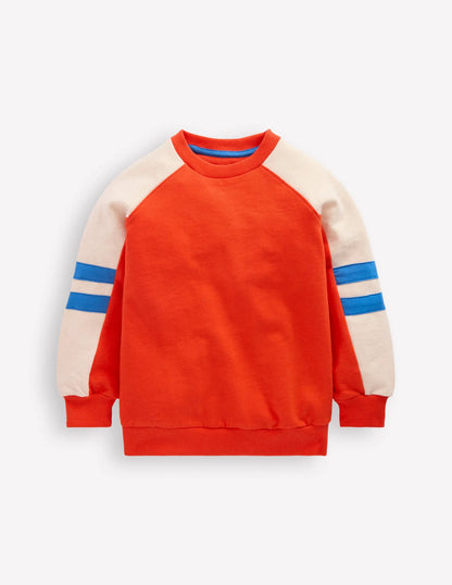 Colourblock Sleeve Sweatshirt-FIESTA COLOURBLOCK