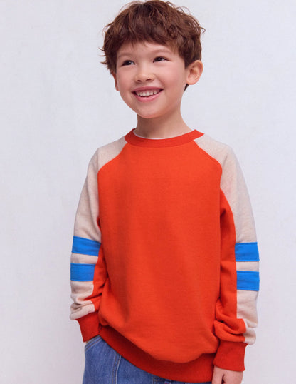 Colourblock Sleeve Sweatshirt-FIESTA COLOURBLOCK
