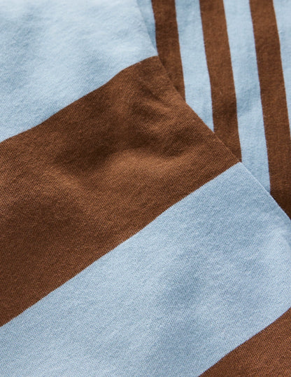 Relaxed Hotchpotch T-shirt-Glacier lake/potting soil