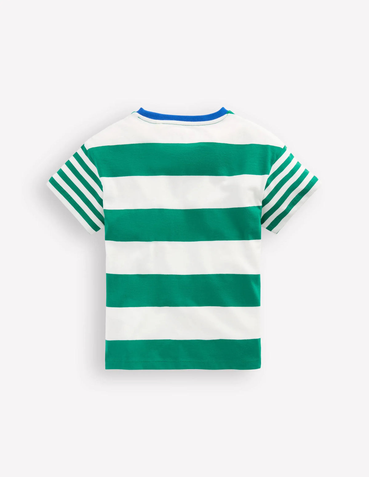 Relaxed Hotchpotch T-shirt-Jewel Green/Soft Ivory