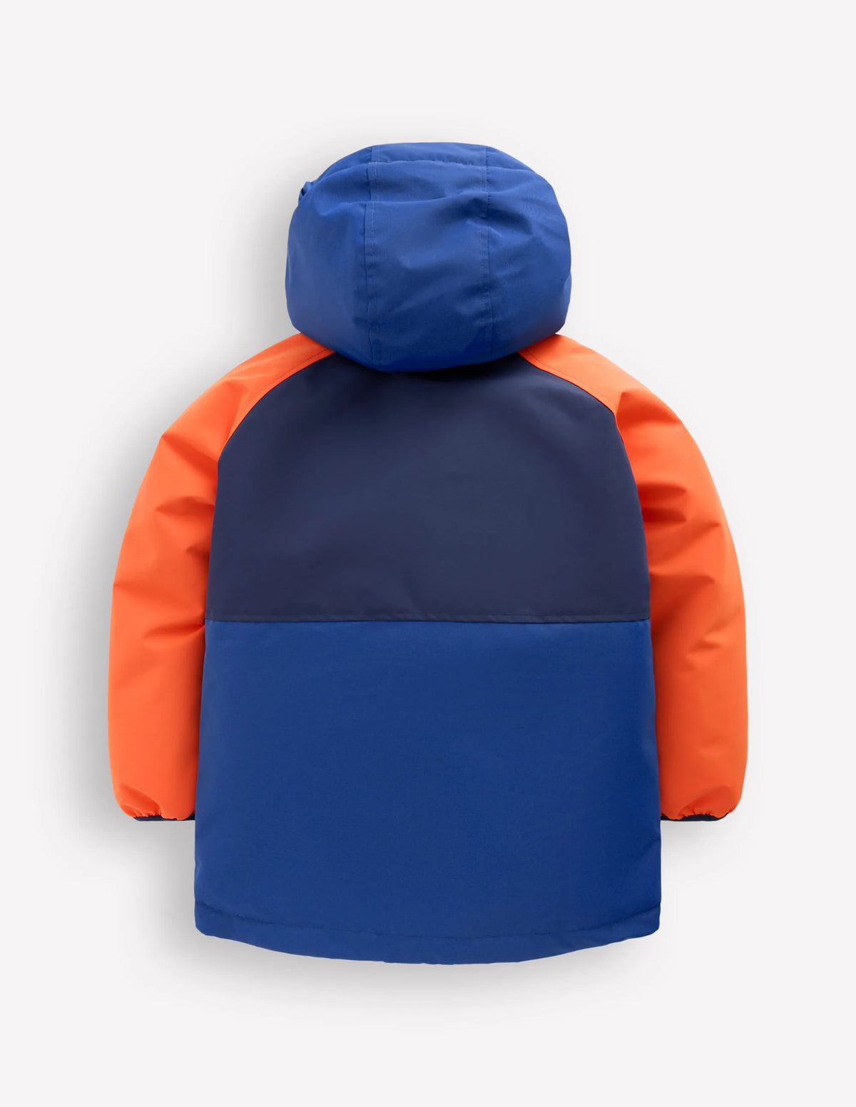 Borg Lined Anorak-Orange Colour Block