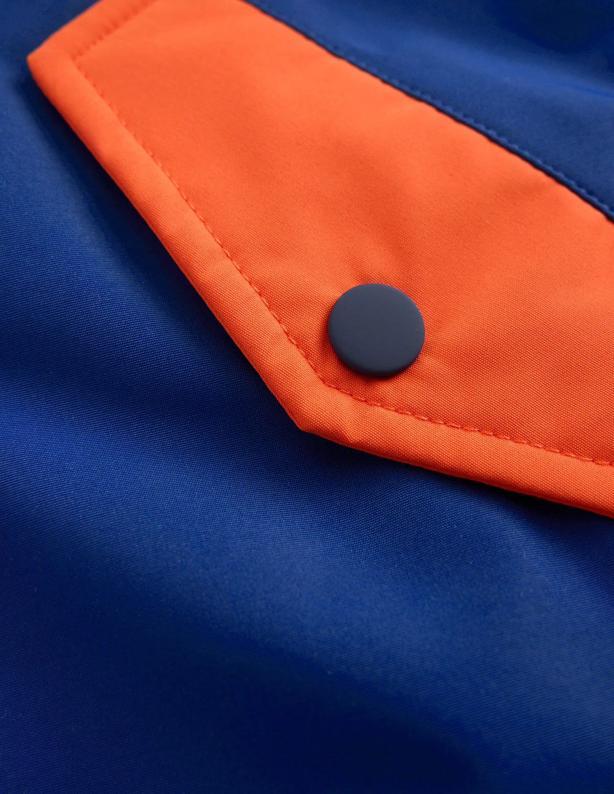 Borg Lined Anorak-Orange Colour Block
