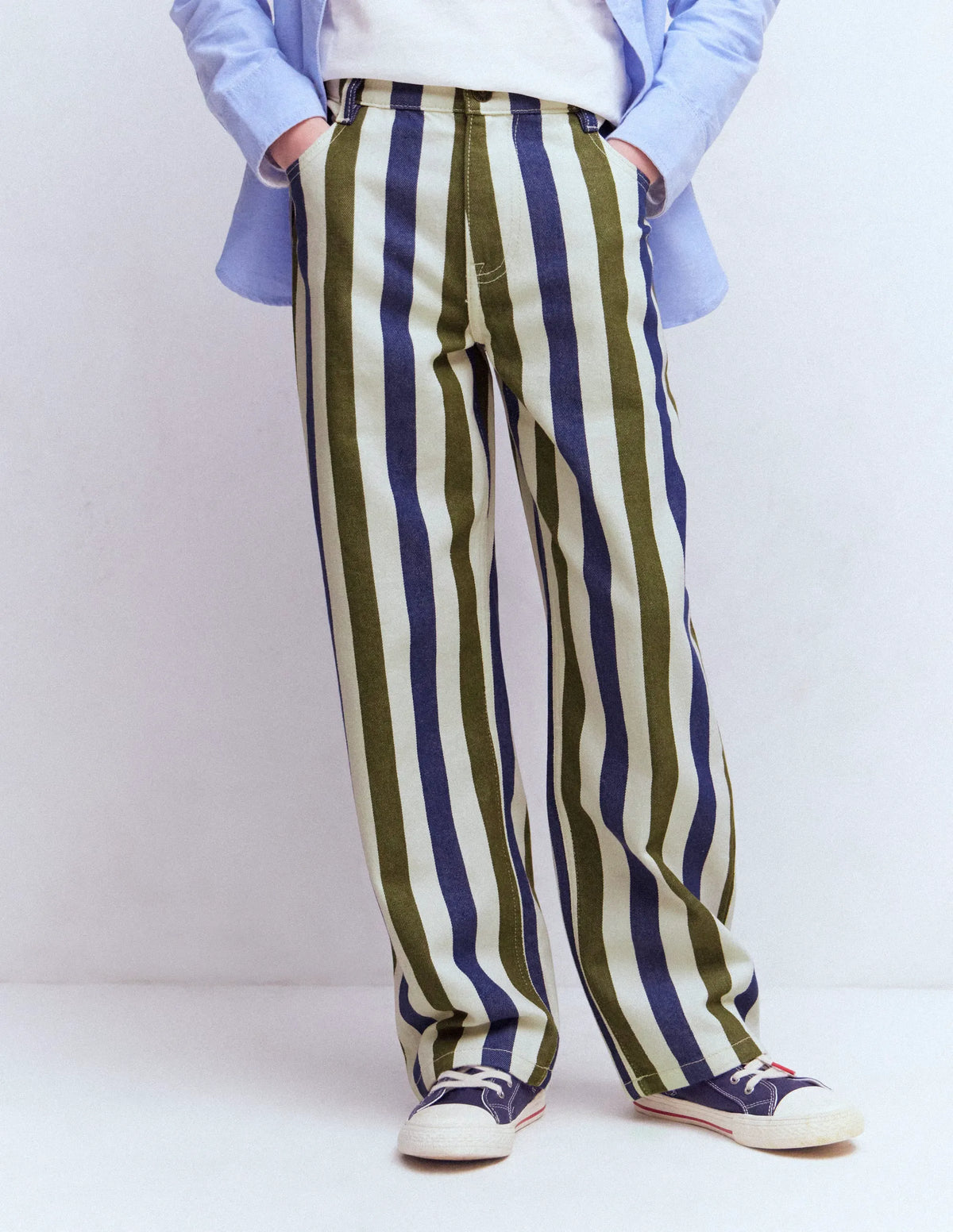 Relaxed Straight Jeans-Surf the Web and Winter Moss