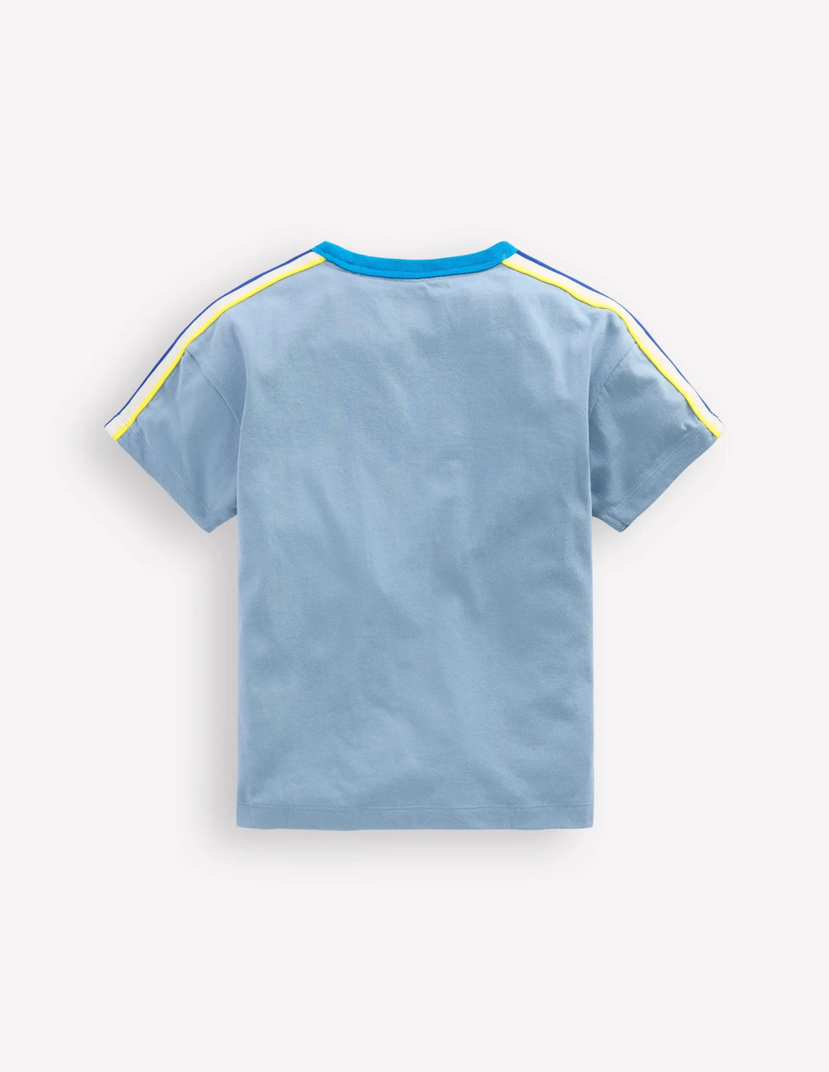 Relaxed Rainbow Tape T-shirt-Regatta Blue
