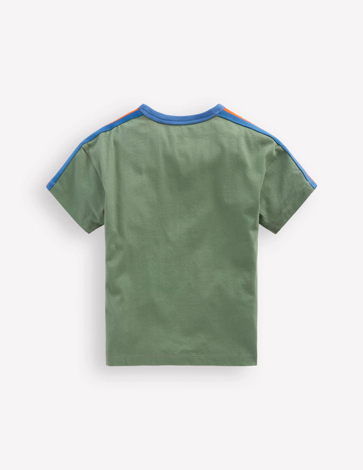 Relaxed Rainbow Tape T-shirt-Bottle Green
