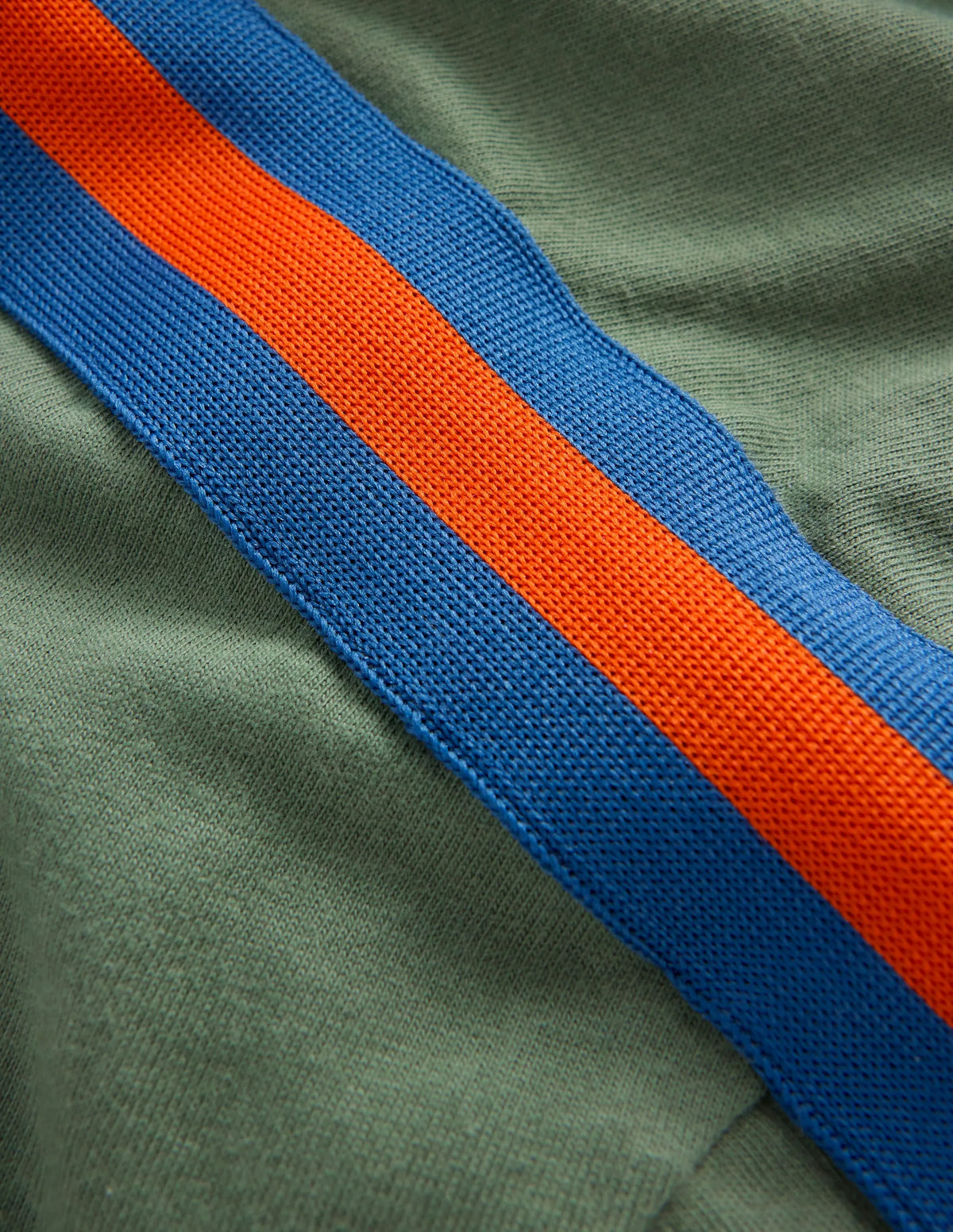 Relaxed Rainbow Tape T-shirt-Bottle Green