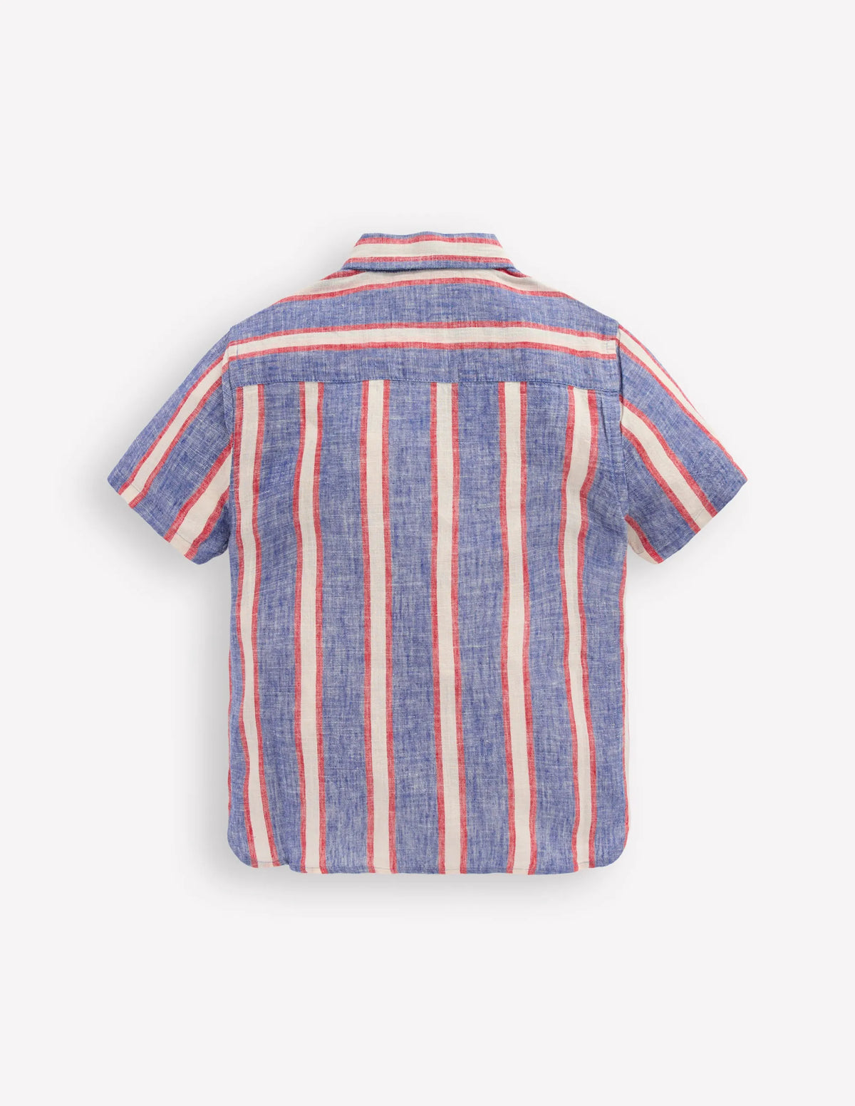 Cotton Linen Shirt-Triple Stripe