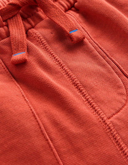 Garment Dye Sweatshorts-Burnt Sienna
