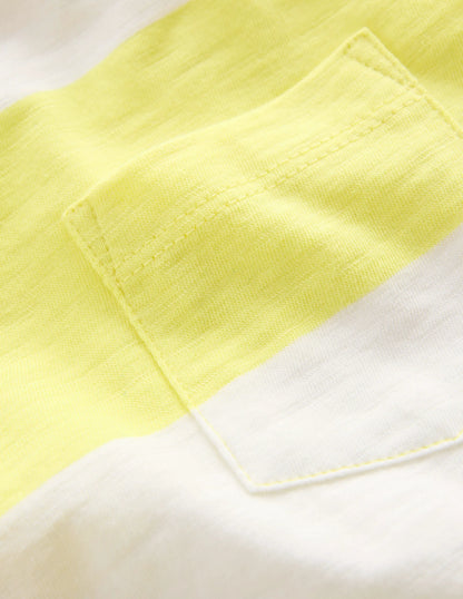 Everyday Short Sleeve T-Shirt-Yellow Hotch sleeve
