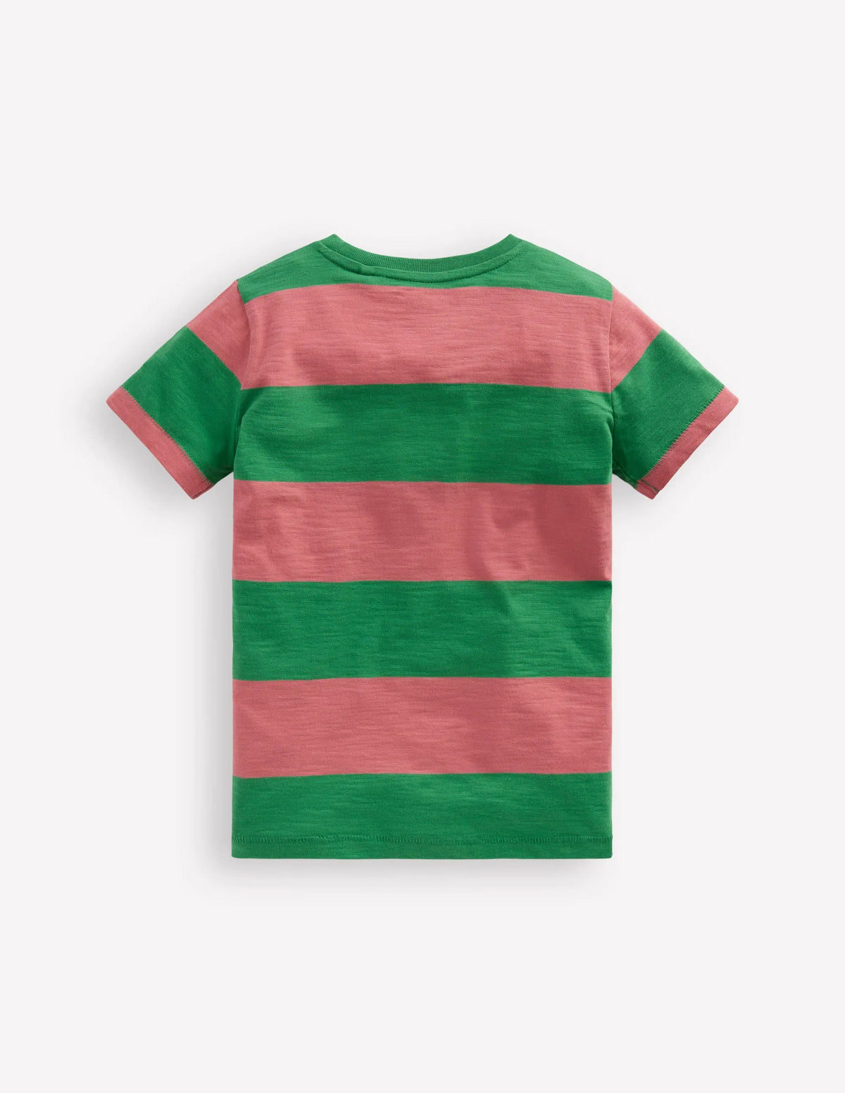 Everyday Short Sleeve T-Shirt-Shamrock Green/Chintz Pink