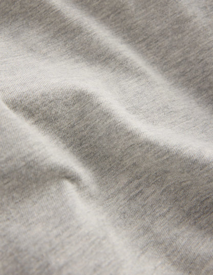 Ringer T-shirt-Grey Marl
