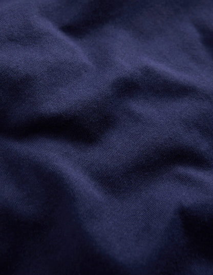 Ringer T-shirt-navy