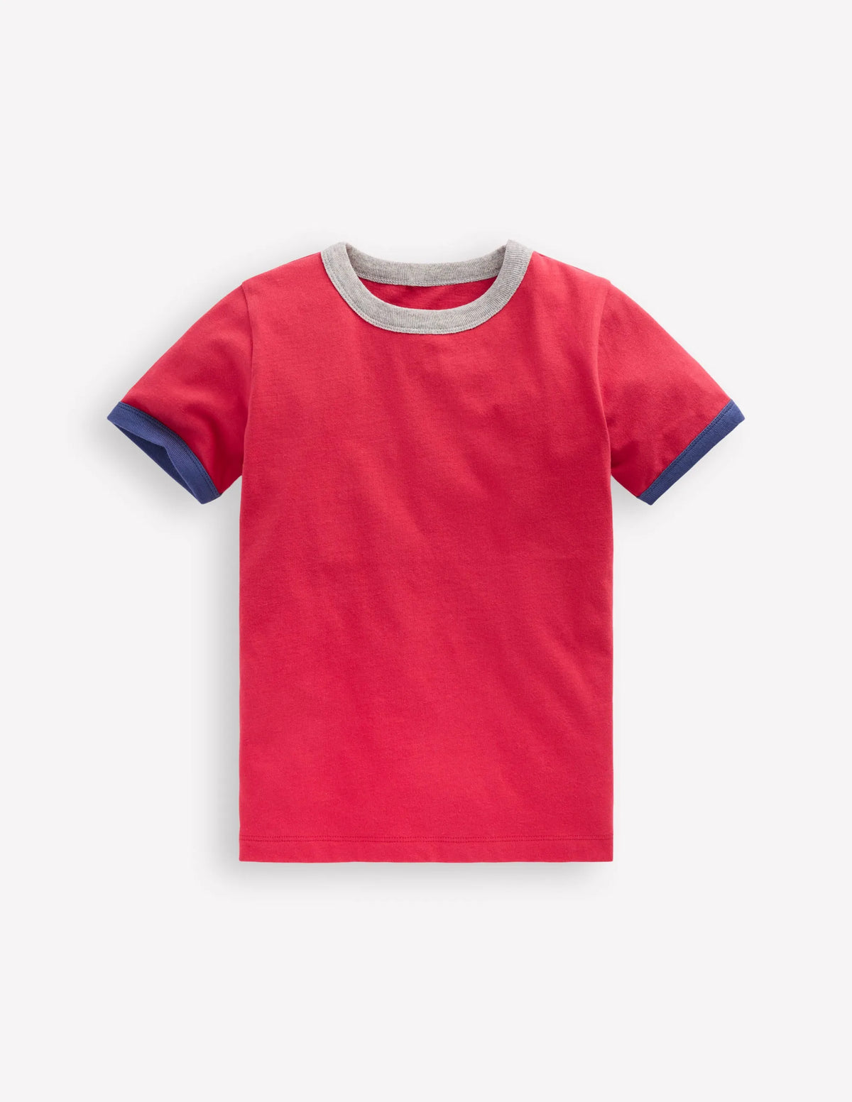 Ringer T-shirt-Cherry Tomato Red
