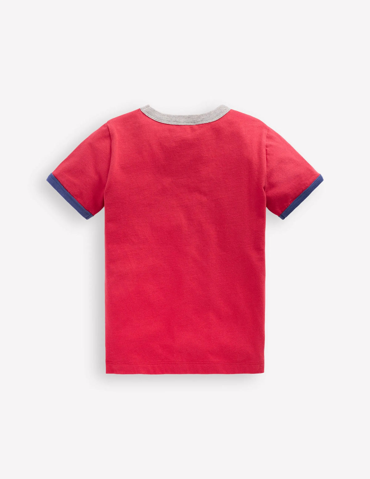 Ringer T-shirt-Cherry Tomato Red