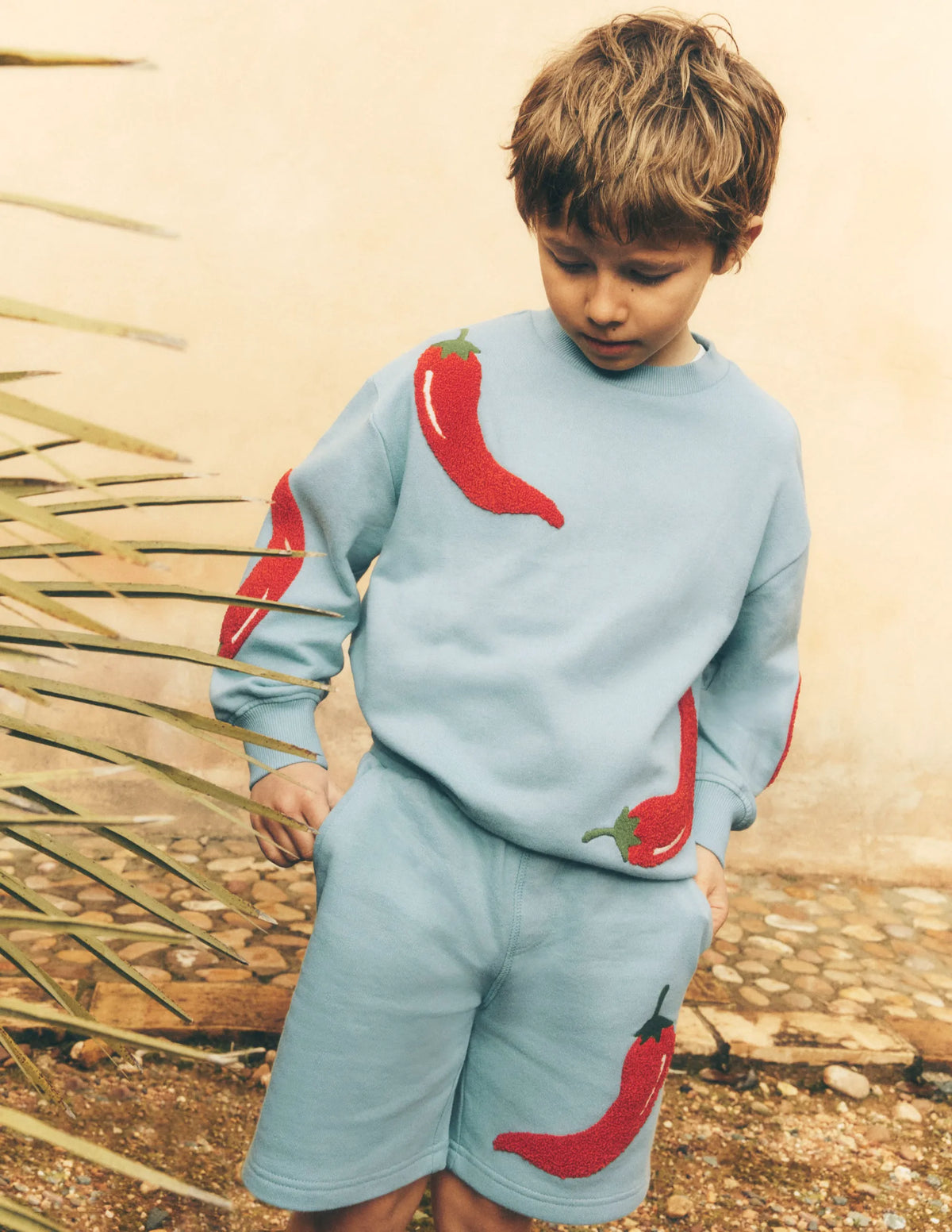 Fun Sweatshirt-Seamist Blue Chillies